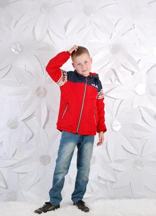 Якісна демісезонна куртка для хлопчика від grace (угорщина), (р. 116)3 фото