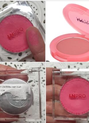 Ln pro matte cream blush тестер матових рум'ян1 фото