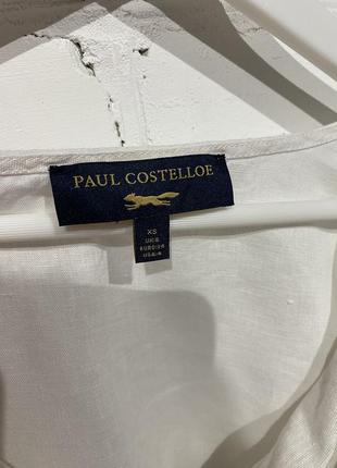 Футболка без рукавів, майка льон paul costelloe