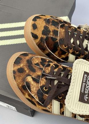 Кеды кроссовки adidas samba pony wales bonner leopard6 фото