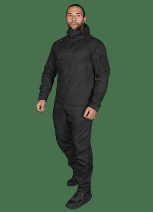 Легкий тактичний костюм із міцної тканини stalker 3.0 twill чорний