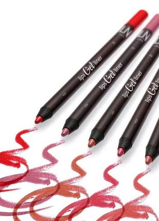 Ln professional lips gel liner гелевий олівець для губ1 фото