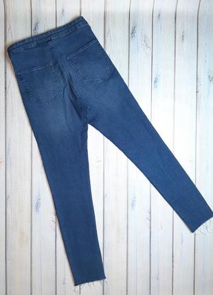 💥1+1=3 фирменные зауженные джинсы скинни высокая посадка h&amp;m, размер 44 - 465 фото