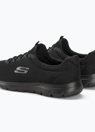 Кроссовки тренировочные женские skechers summits black 149036 bbk оригинал4 фото