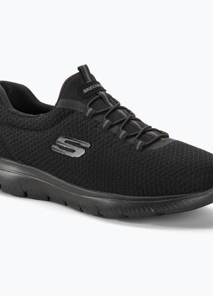 Кроссовки тренировочные женские skechers summits black 149036 bbk оригинал1 фото