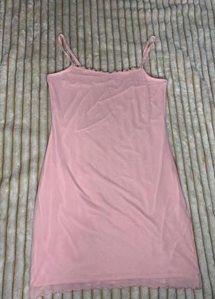 Милое розовое платье от бренда h&amp;m4 фото