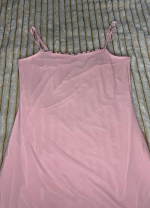 Милое розовое платье от бренда h&amp;m3 фото