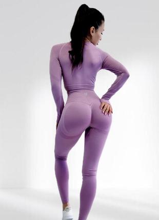 Костюм для фітнесу жіночий lilafit темно-ліловий m (lfs000067)