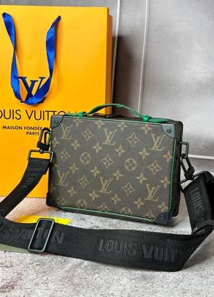 Сумка-мессенджер louis vuitton handle soft trunk s011,  коричневый