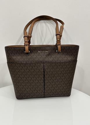 Сумка брендовая michael kors bedford shopper logo оригинал на подарок2 фото