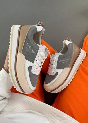 Кросівки шкіряні