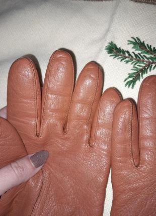 Перчатки рукавички шкіряні4 фото