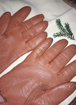 Перчатки рукавички шкіряні6 фото