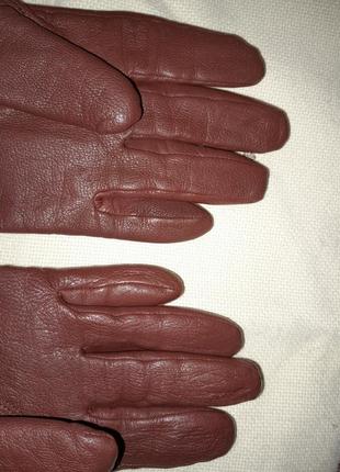 Перчатки рукавички шкіряні5 фото