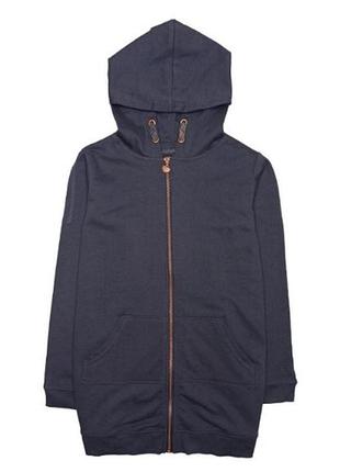 Young style. удлиненная толстовка на флисе с капюшоном на девочку.