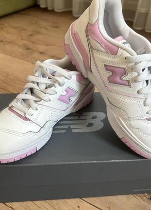 Кроссовки new balance 550 white bubblegum pink р.36-37