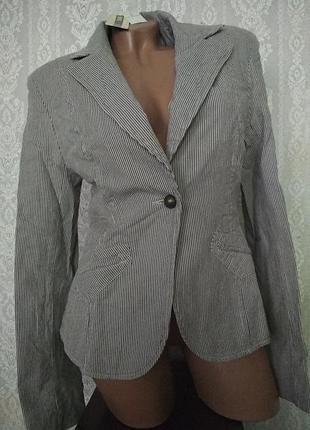 Новий блейэер / піджак / жакет denim co, 100% cotton, пiд вiнтаж