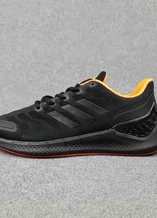 👟 кроссовки adidas climacool ventania черные с оранжевым / наложка bs👟