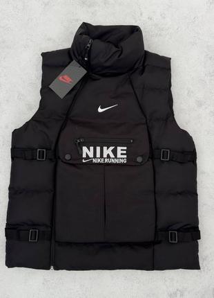 Жилет мужской из лого nike, качественная жилетка