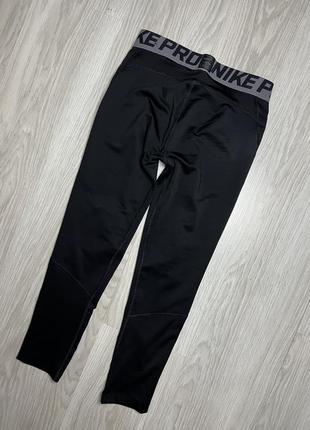 Лосины для мальчика nike pro warm compression pants6 фото