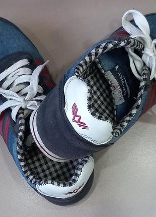 Джинсовые кеды кроссовки на подростка1 фото