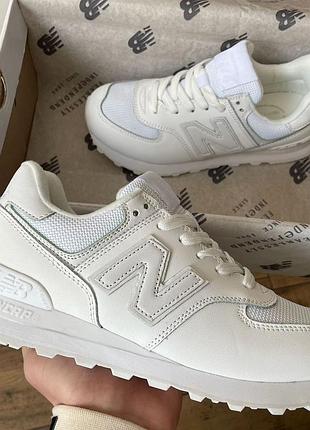 Жіночі new balance 574 white