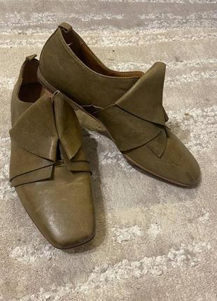 Кожаные туфли, лоферы elia maurizi, размер 36