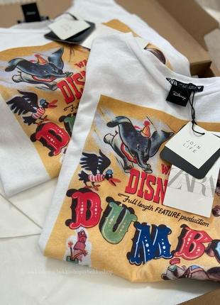 Футболка zara disney dumbo1 фото