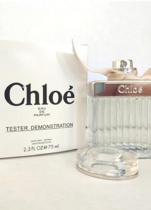 Уцінка! chloe eau de parfum (хлоє о де парфум) tester, 75 мл (пошкоджено декоративний елемент!)