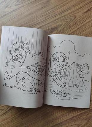 Дитяча розмальовка чарівні феї на англійській мові usa