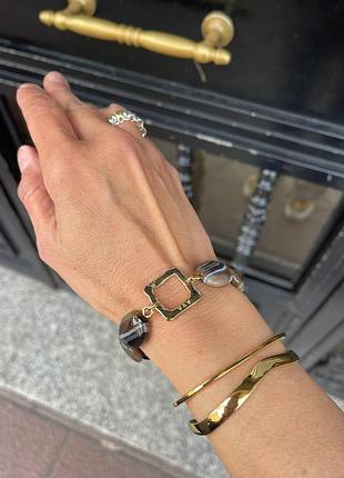 Непревзойденный браслет v&amp;v из агата