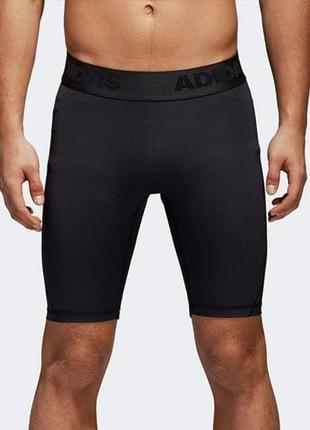 Шорты компрессионные adidas alphaskin compression shorts черные