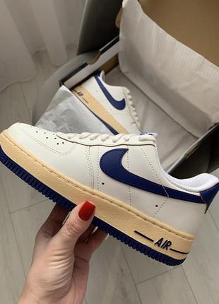 Nike air force 1 '07 fq8103-133 sail/deep royal blue4 фото