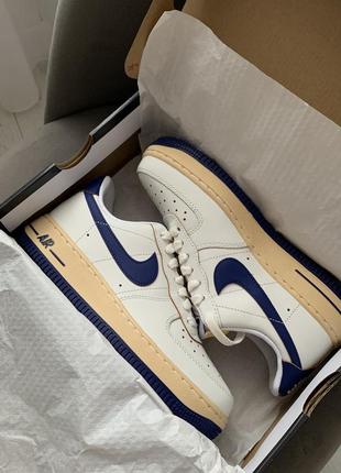 Nike air force 1 '07 fq8103-133 sail/deep royal blue3 фото