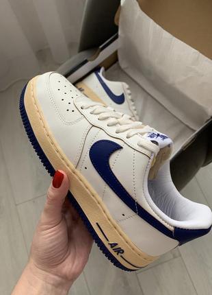 Nike air force 1 '07 fq8103-133 sail/deep royal blue5 фото