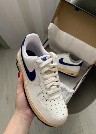 Nike air force 1 '07 fq8103-133 sail/deep royal blue9 фото