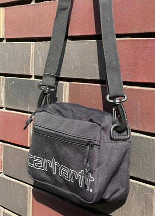 Вмістка сумка від «carhartt» (камуфляж та чорний)4 фото
