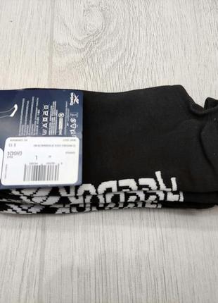 Спортивные носки reebok invisible sock (следы) размер 43-45 оригинал 3 шт. чёрные2 фото