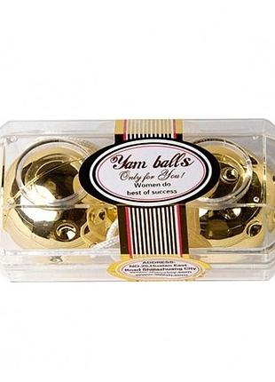 Вагинальные шарики двойные без вибрации шары кегеля geisha balls 2