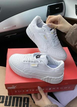 Кроссовки puma cali white кросівки кеди кеды