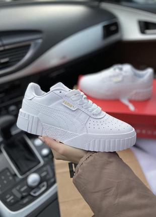 Кроссовки puma cali white кросівки кеди кеды9 фото