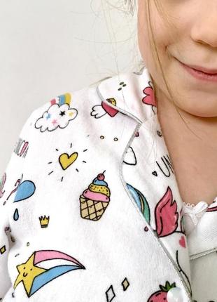 Фланелевая пижама, именнома пижама6 фото