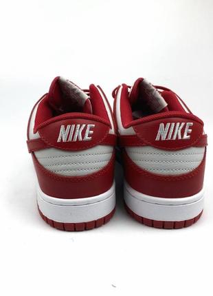 Nike sb dunk red&amp;white4 фото