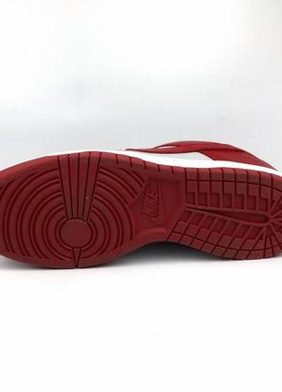 Nike sb dunk red&amp;white5 фото