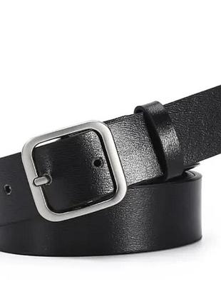 Стильний жіночій ремінь чорний ремінь