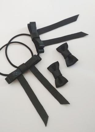 Бантики для девочек (с кожи, кружева, бархата либо атласа) ′merry′