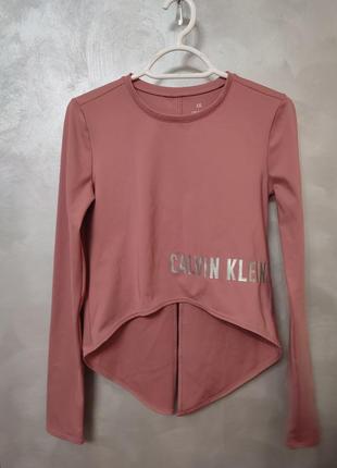 Кофта укорочена лонгслів calvin klein 4