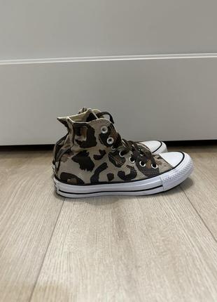 Кеди converse leopard2 фото