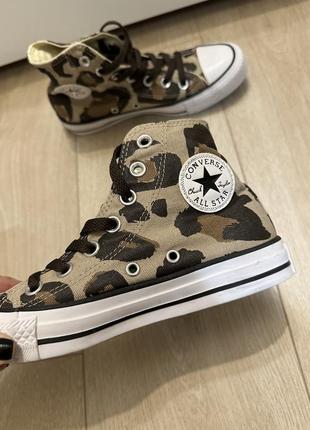 Кеди converse leopard6 фото