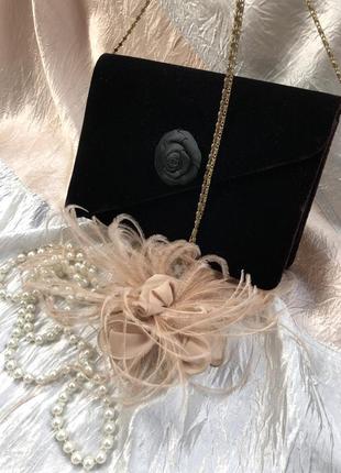 Винтаж,бархат,велюр сумочка,кроссбоди,клатч,вечерняя,